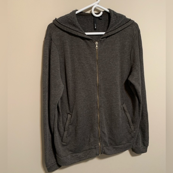 Joe’s Jeans Terry-Lined Zip-Up Hoodie, size S - Picture 6 of 9